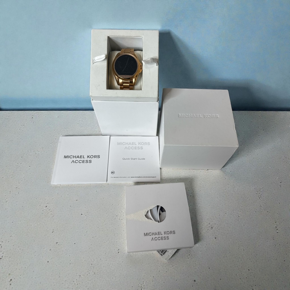 Michael Kors Gold Smartwatch with Accessories